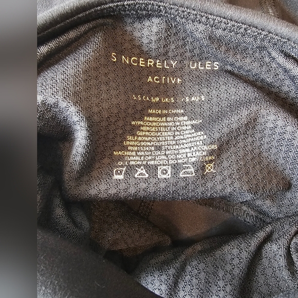 Sincerely Jules Active Size Small Solid Black One Piece Form Fitting Slimming - Picture 4 of 8